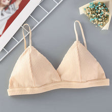 Load image into Gallery viewer, Bra Sexy Lingerie Triangle Cup Threaded Cotton
