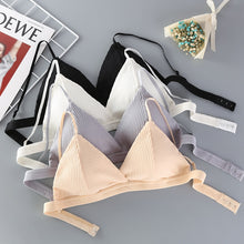 Load image into Gallery viewer, Bra Sexy Lingerie Triangle Cup Threaded Cotton
